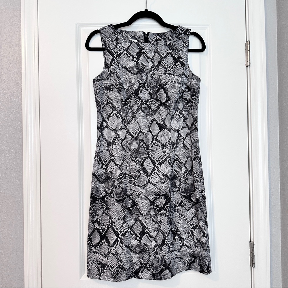 ALYX LIMITED |  Sleeveless Sheath Dress | Grey  Black | Size: P